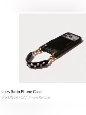 Bandolier Lizzy Satin iPhone case and wristlet